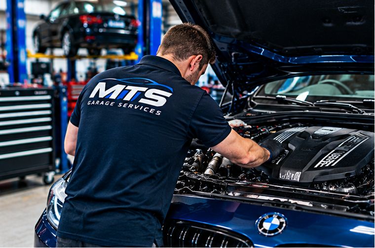 Engine repairs at MTS Garage Services, near Cowley